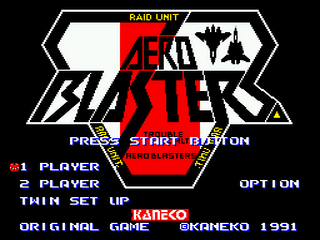 Air Blaster screenshot 2 for Sega Mega Drive